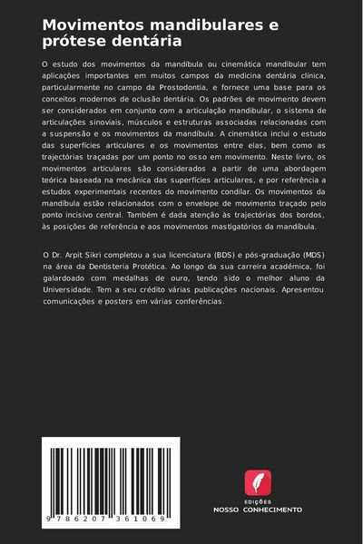 Produktbild: Movimentos mandibulares e pr&oacute;tese dent&aacute;ria