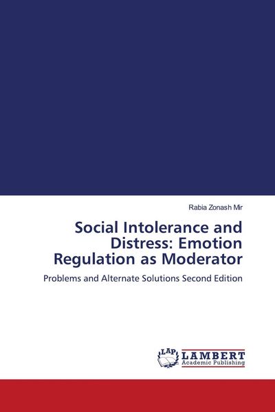 Produktbild: Social Intolerance and Distress: Emotion Regulation as Moderator