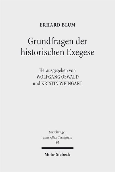 Produktbild: Grundfragen der historischen Exegese