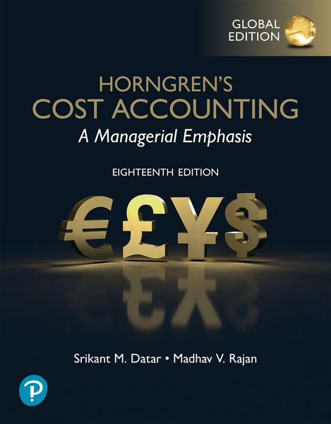 Produktbild: Horngren's Cost Accounting, Global Edition