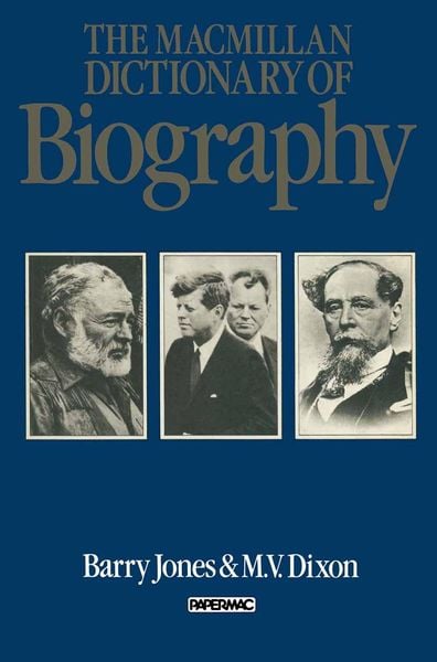 Produktbild: The Macmillan Dictionary of Biography