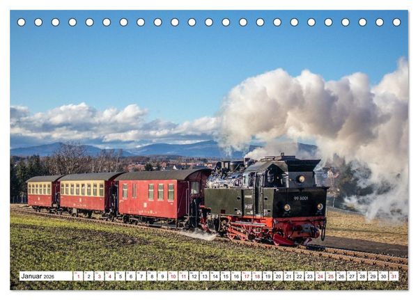 Produktbild: Selketalbahn im Harz (Tischkalender 2026 DIN A5 quer), CALVENDO Monatskalender