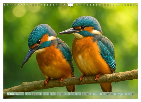 Produktbild: Eisvogeltr&auml;ume am Wasser (Wandkalender 2026 DIN A3 quer), CALVENDO Monatskalender
