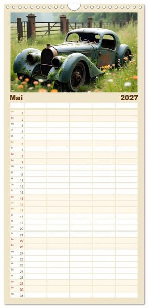 Produktbild: Familienplaner 2027 - Vergessene Legenden mit 5 Spalten (Wandkalender, 21 x 45 cm) CALVENDO