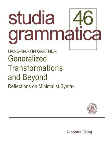 Produktbild: Generalized Transformations and Beyond