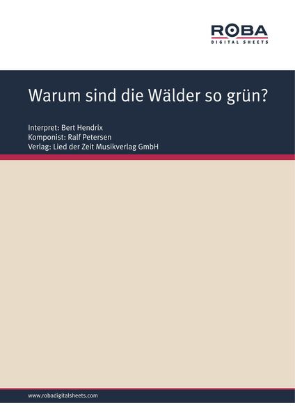 Produktbild: Warum sind die W&auml;lder so gr&uuml;n?