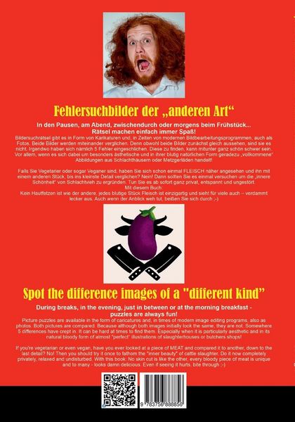Produktbild: Weltbestes Fehlersuch-Fotobuch f&uuml;r HARDCORE VEGANER?