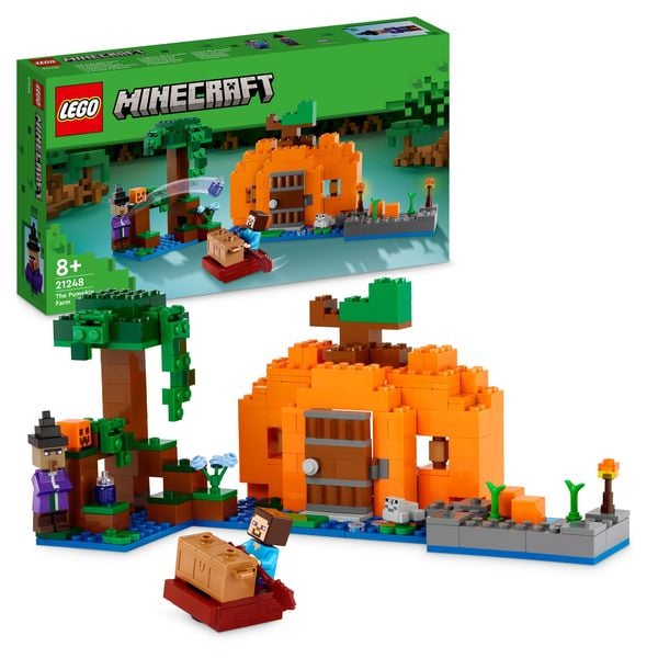 LEGO Minecraft 21248 Die Kürbisfarm, inklusive Haus und Steve-Figur