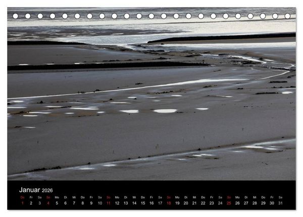 Produktbild: Wattenmeer (Tischkalender 2026 DIN A5 quer), CALVENDO Monatskalender