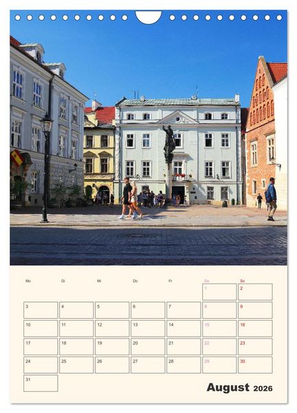 Produktbild: Wundersch&ouml;nes Krakau (Wandkalender 2026 DIN A4 hoch), CALVENDO Monatskalender