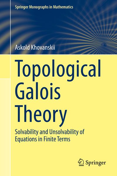 Produktbild: Topological Galois Theory
