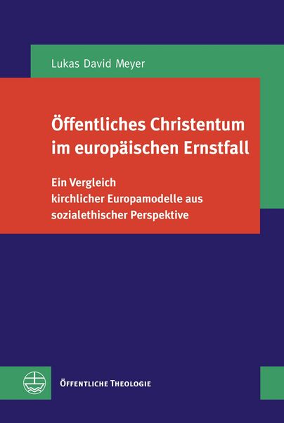 Produktbild: &Ouml;ffentliches Christentum im europ&auml;ischen Ernstfall
