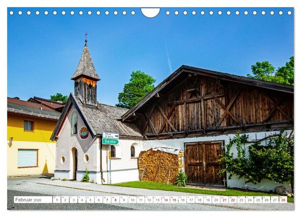 Produktbild: Kapellen im Tiroler Leutaschtal (Wandkalender 2026 DIN A4 quer), CALVENDO Monatskalender