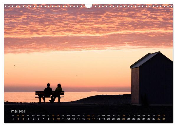 Produktbild: Baie de Somme Couchers de soleil (Calendrier mural 2026 DIN A3 vertical), CALVENDO calendrier mensuel