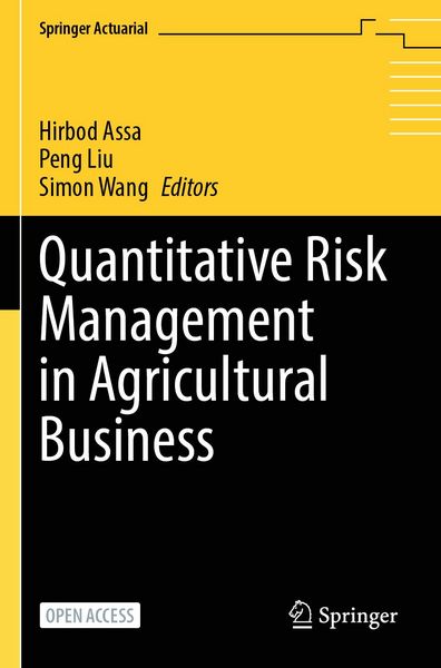 Produktbild: Quantitative Risk Management in Agricultural Business