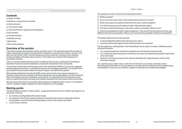 Produktbild: Edexcel International GCSE - Edexcel International GCSE Chemistry Teacher Pack