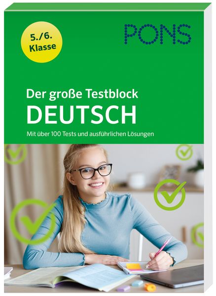Produktbild: PONS Der gro&szlig;e Testblock Deutsch 5./6. Klasse