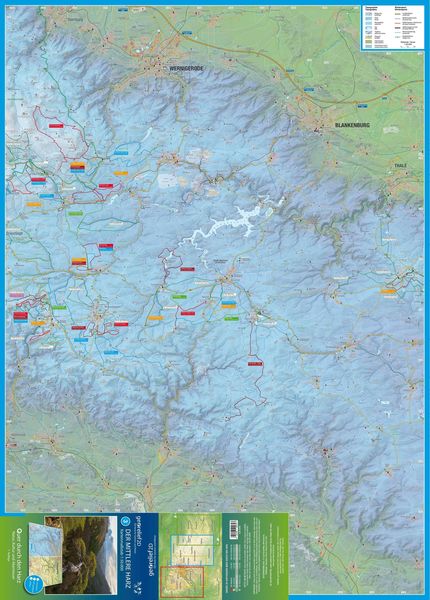Produktbild: Markgraf, A: Wanderkarte Der Mittlere Harz 1:50.000