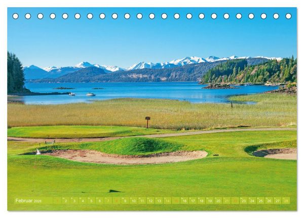 Produktbild: Einladung zum Golf (Tischkalender 2026 DIN A5 quer), CALVENDO Monatskalender