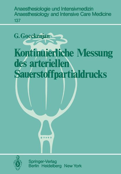 Produktbild: Kontinuierliche Messung des arteriellen Sauerstoffpartialdrucks