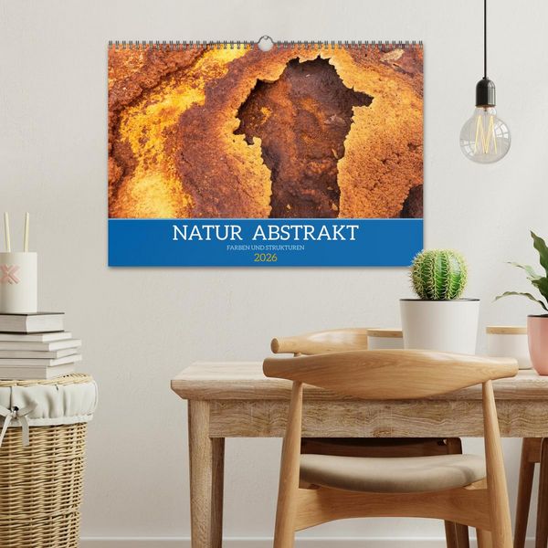 Produktbild: Natur abstrakt Farben und Strukturen (Wandkalender 2026 DIN A3 quer), CALVENDO Monatskalender