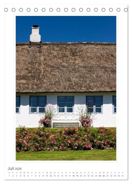 Produktbild: J&uuml;tland. Entlang der Westk&uuml;ste (Tischkalender 2026 DIN A5 hoch), CALVENDO Monatskalender