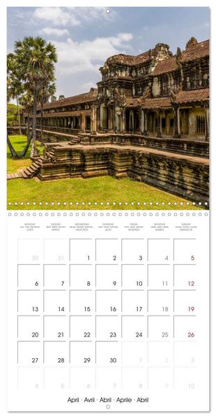 Produktbild: Siem Reap City of Temples Cambodia (Wall Calendar 2026 12 &times; 12 Inch) CALVENDO 12 Month Wall Calendar