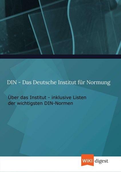 Produktbild: DIN - Das Deutsche Institut f&uuml;r Normung