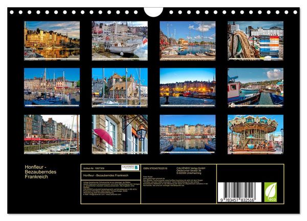 Produktbild: Honfleur - Bezauberndes Frankreich (Wandkalender 2026 DIN A4 quer), CALVENDO Monatskalender