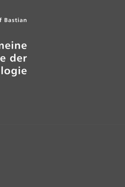 Produktbild: Bastian, A: Allgem. Grundz&uuml;ge der Ethnologie