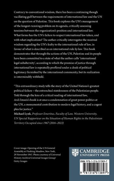 Produktbild: The United Nations and the Question of Palestine