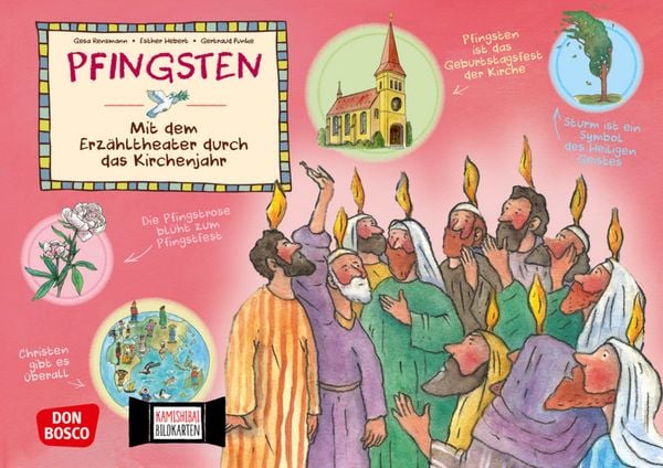 Pfingsten. Kamishibai Bildkartenset, Sonstige von Esther Hebert , Gesa Rensmann, Don Bosco, 4260179514937