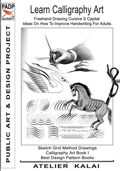 Produktbild: PADP Script 11: Learn Calligraphy Art - Freehand Drawing Cursive S Capital - Ideas On How To Improve Handwriting For Adults