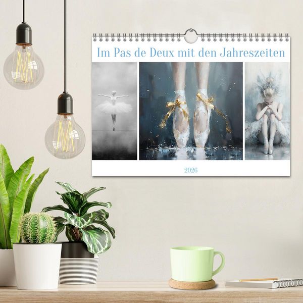 Produktbild: Im Pas de Deux mit der Stille (Wandkalender 2026 DIN A4 quer), CALVENDO Monatskalender