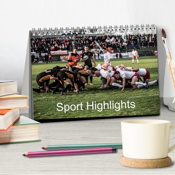Produktbild: Sport Highlights (Tischkalender 2026 DIN A5 quer), CALVENDO Monatskalender