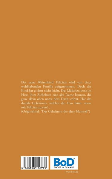 Produktbild: Das geheimnisvolle Waisenm&auml;dchen