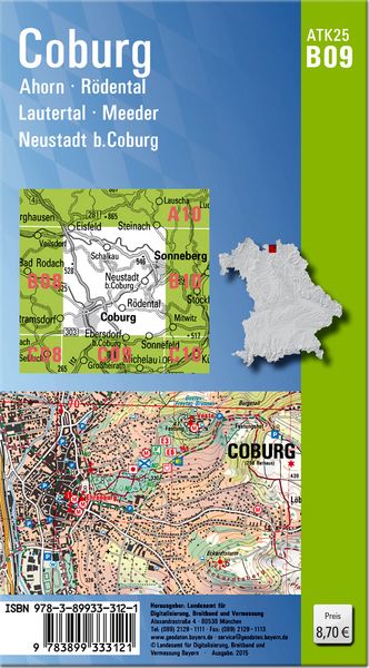 Produktbild: Coburg 1 : 25 000