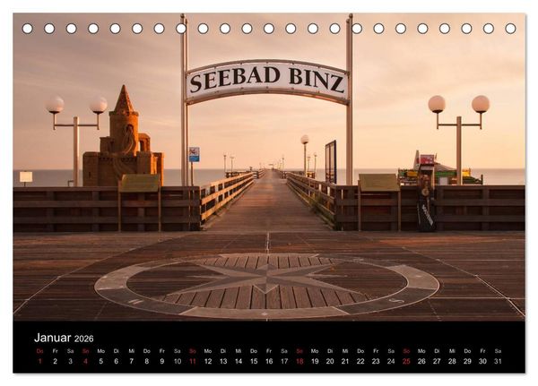 Produktbild: Ostseeinsel R&uuml;gen Impressionen (Tischkalender 2026 DIN A5 quer), CALVENDO Monatskalender