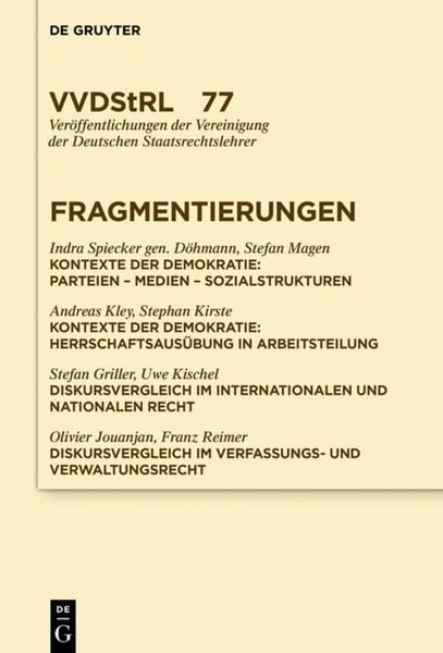 Produktbild: Fragmentierungen