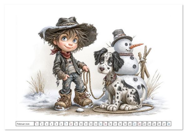 Produktbild: Wuff und weg! (Wandkalender 2026 DIN A4 quer), CALVENDO Monatskalender