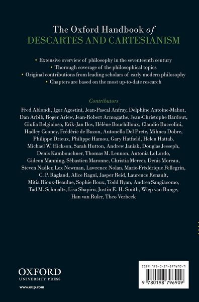 Produktbild: Oxford Handbook of Descartes and Cartesianism