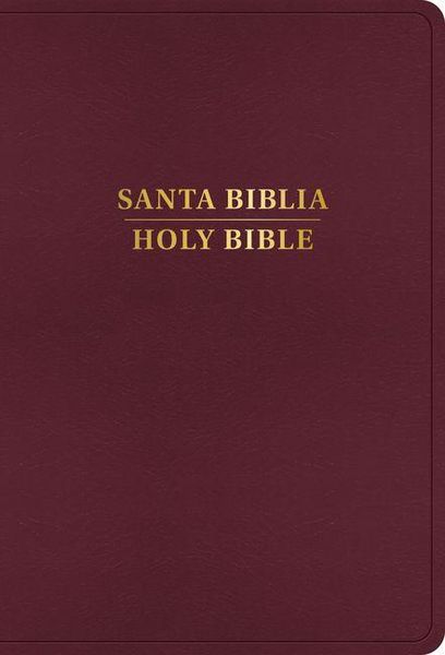 Produktbild: Rvr 1960/KJV Biblia Biling&uuml;e Letra Grande, Borgo&ntilde;a Imitaci&oacute;n Piel (Edici&oacute;n 2024)