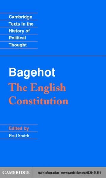 Produktbild: Bagehot: The English Constitution