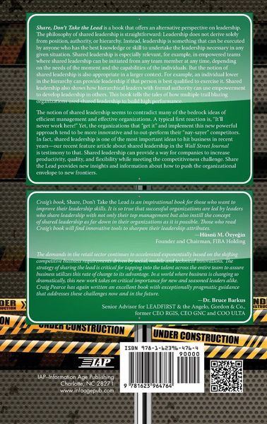 Produktbild: Share, Don't Take the Lead (Hc)