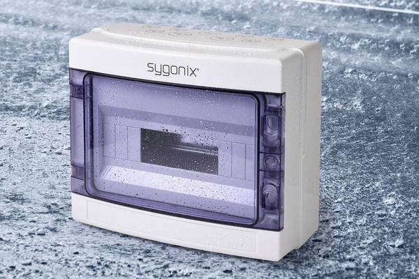 Produktbild: Sygonix SY-5491854 Kleinverteiler Oberfl&auml;chenmontage Anzahl Teilungen = 12 Anzahl Reihen = 1 Inhalt 1 St.