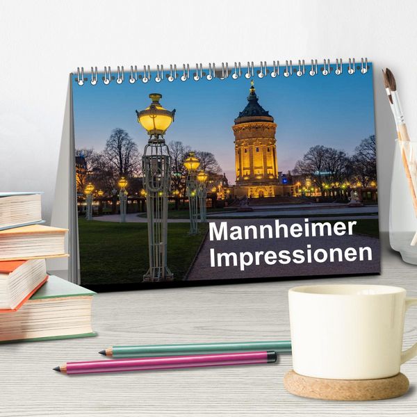 Produktbild: Mannheimer Impressionen. (Tischkalender 2026 DIN A5 quer), CALVENDO Monatskalender