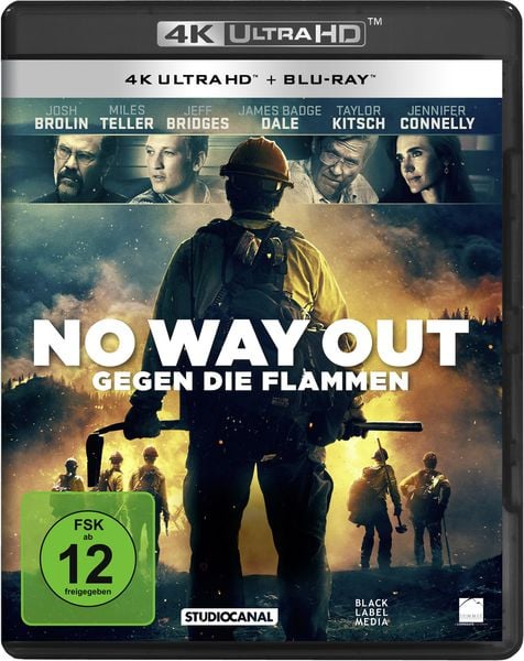 Produktbild: No Way Out - Gegen die Flammen (4K Ultra-HD) (+ 2D-Blu-ray)