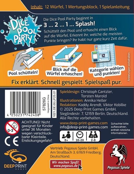 Produktbild: Dice Pool Party (Deep Print Games)
