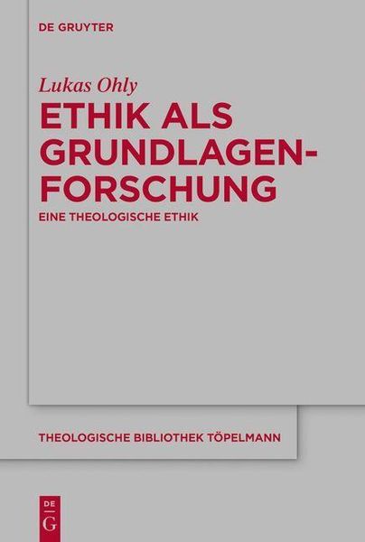 Produktbild: Ethik als Grundlagenforschung
