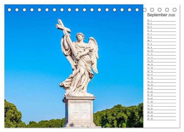 Produktbild: ROM - Ein Spaziergang durch die Geschichte (Tischkalender 2026 DIN A5 quer), CALVENDO Monatskalender